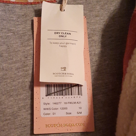 SCOTCH & SODA BONDED TEDDY HOODED JACKET - Picture 11 of 15